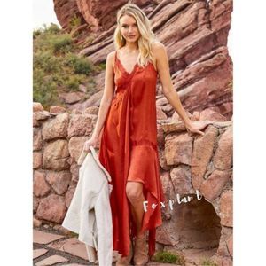 Altar'd State Rust Maxi Dress